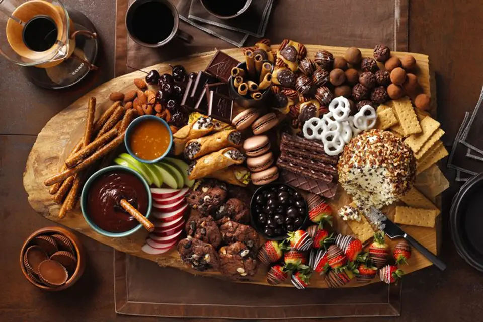 Chocolate Dip Charcuterie Board