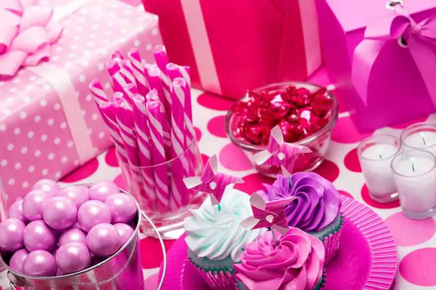 Pink decor birthday party