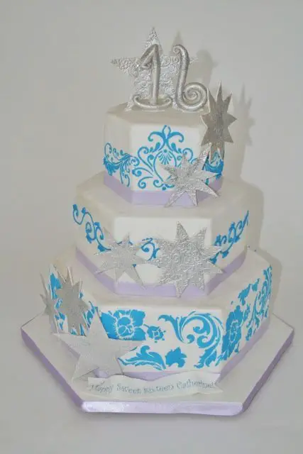 Star-Studded Cake