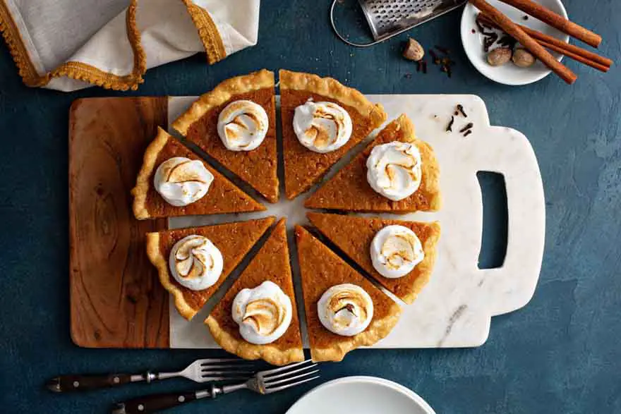 Sweet Potato Cake with Marshmallow